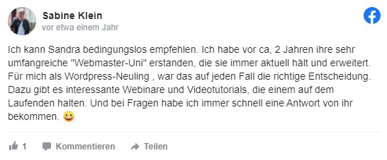 Sandra Messer Kundenbewertung 07